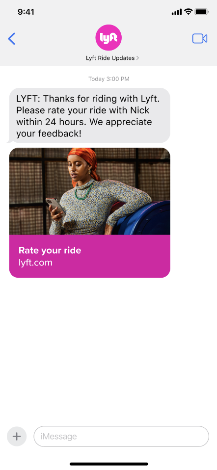 Concierge rider experience via text message – Lyft Business